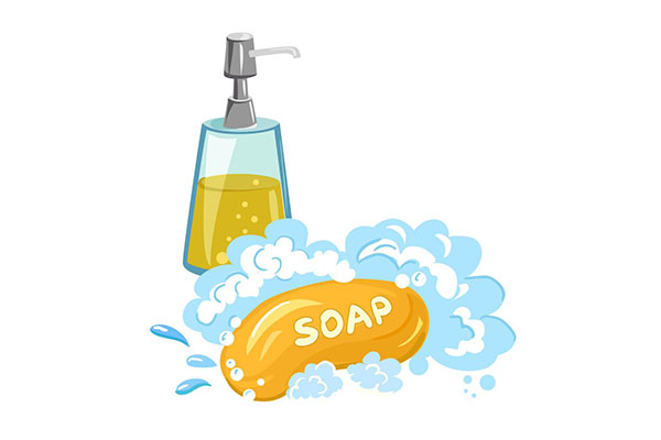 Cleaning With Soap and Water
